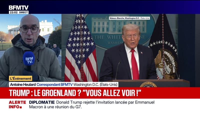 Groenland, politique interne, Emmanuel Macron: retour sur la conférence de presse de Donald Trump à la Maison Blanche