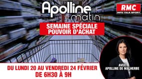 Semaine spéciale pouvoir d'achat dans "Apolline Matin" sur RMC 