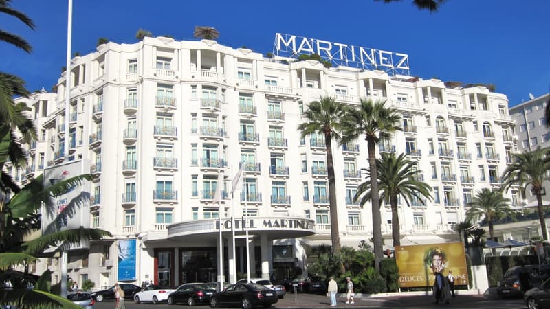 L'hôtel Martinez fait partie des établissements piratés.