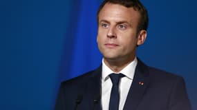 Emmanuel Macron en janvier 2017.