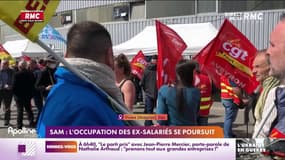 L'occupation des ex-salariés se poursuit.