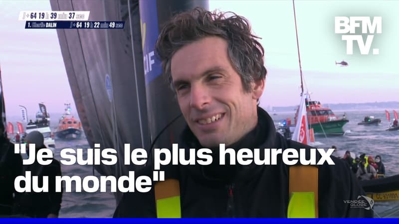 Vendée Globe: Charlie Dalin remporte la course et explose le record