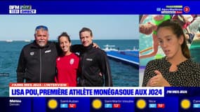 La nageuse Lisa Pou est la première athlète monégasque aux JO 2024