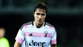 Federico Chiesa avec la Juventus, le 12 août 2023