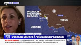 Caroline Thominet Didier (présidente de Doc4Ukraine): "Des zones de stockage de drones sur le territoire russe ont été touchées, 14% des ravitaillements en hydrocarbure ont été touchés"