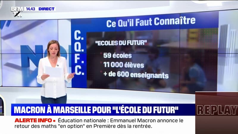 Emmanuel Macron et Pap Ndiaye en déplacement à Marseille pour 
