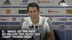 OL - "Mendes doit faire partie des meilleurs pour rentrer dans l'équipe" préconise Garcia