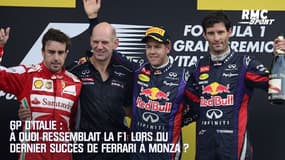 GP d'Italie : à quoi ressemblait la F1 lors de la dernière victoire de Ferrari à Monza ?