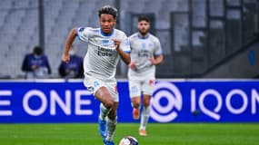 Boubacar Kamara lors du match OM-OL en février 2021