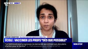 Vaccination des professeurs: pour le syndicat des enseignants du second degré, "les annonces du président de la République vont dans le bon sens"