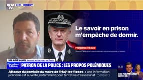 Policier en détention provisoire: "Une parole institutionnelle et juridique choquante" de la part du chef de la police, souligne Me Arié Alimi (avocat)