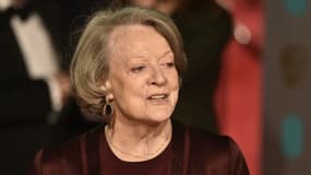 L'actrice Maggie Smith lors des BAFTA British Academy Film Awards à Londres, le 14 février 2016.