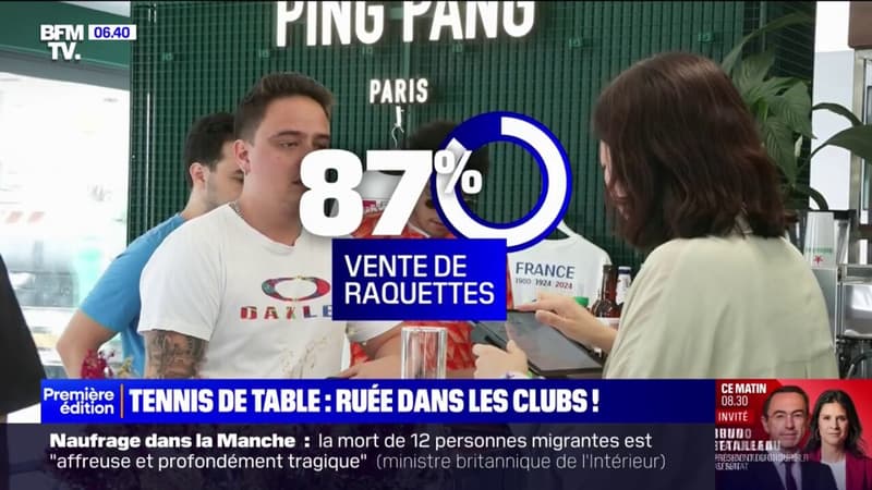 Les inscriptions dans les clubs de tennis de table boostées par les JO et les exploits des frères Lebrun