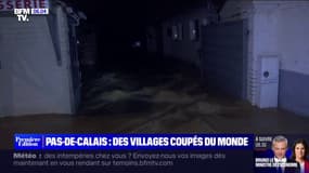 "Crue exceptionnelle" dans le Pas-de-Calais: les images de la commune d'Esquerdes sous les eaux