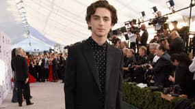 Timothée Chalamet aux SAG Awards