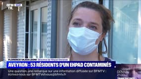 Covid-19 en Aveyron: la directrice de l'Ehpad contaminé a "le sentiment" de travailler "toute l'année en mode dégradé"