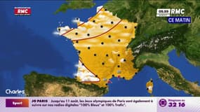 Météo du 25 juillet 2024