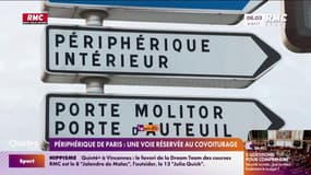 Périphérique de Paris: une voie réservée au covoiturage 