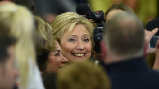 Hillary Clinton le 9 février 2016 à Hooksett dans le New Hampshire