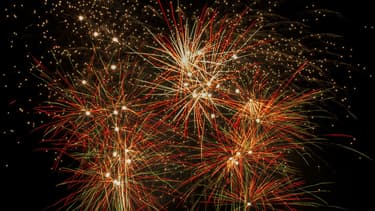 Un feu d'artifice (illustration)