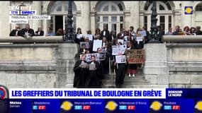 Boulogne-sur-Mer: les greffiers en grève pour réclamer de meilleures conditions de travail