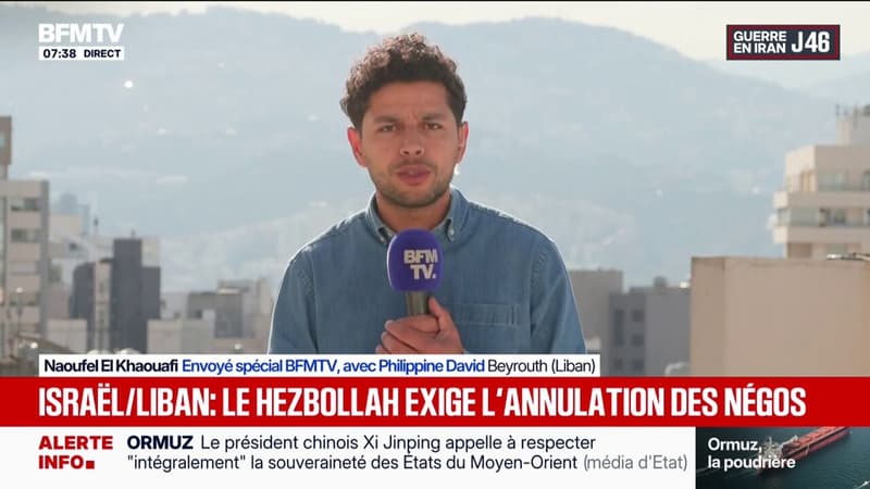 Guerre au Moyen-Orient: le chef du Hezbollah pro-iranien a réclamé "l'annulation" des pourparlers entre le Liban et Israël ce mardi