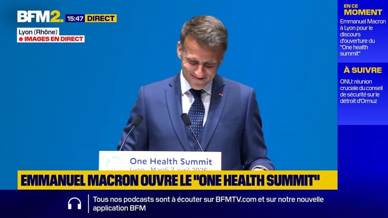 "C'est une formidable nouvelle" : Emmanuel Macron annonce la libération de Cécile Kohler et Jacques Paris, lors du "One Health Summit"