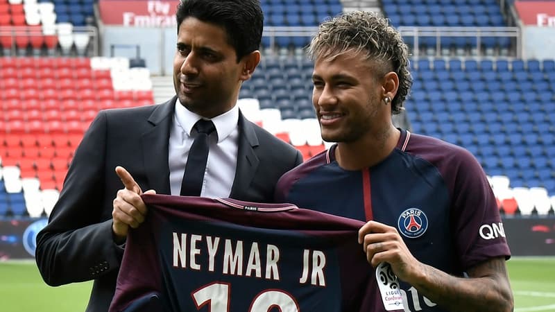 El-Khelaïfi et Neymar