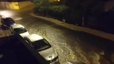 Orage et inondation à Castelnau-le-Lez (Hérault) - Témoins BFMTV