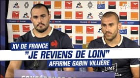 XV de France : "Je reviens de loin, mais je suis vraiment à 100%" affirme Gabin Villière
