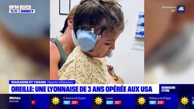 Une Lyonnaise de 3 ans opérée de l'oreille aux USA