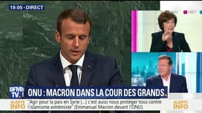 ONU: Macron dans la cour des grands