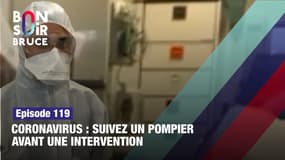 Coronavirus : suivez un pompier avant une intervention