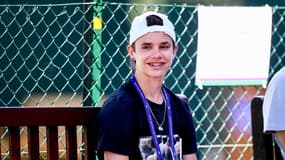 Romeo Beckham à Wimbledon, le 4 juillet 2019