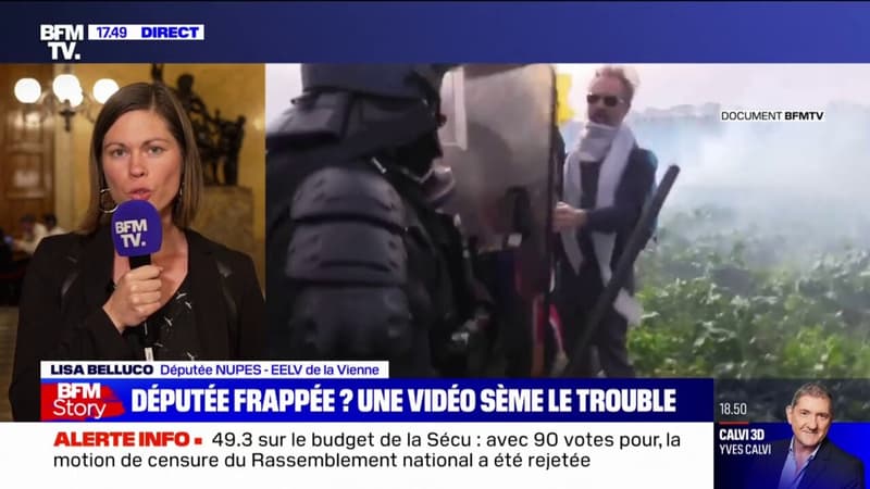 Lisa Belluco à propos des forces de l'ordre: 