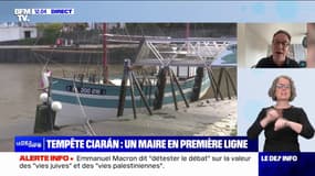 Tempête Ciarán: "On a essayé de faire le maximum" pour protéger la population, affirme François Blanchet (maire de Saint-Gilles-Croix-de-Vie)