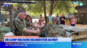 80 ans du débarquement de Provence: un camp militaire reconstitué au Muy