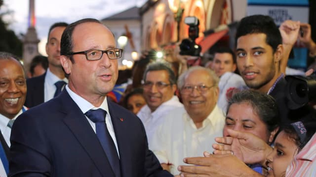 François Hollande à La Réunion