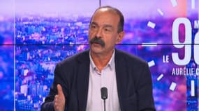 Philippe Martinez, secrétaire général de la CGT, sur le plateau de BFMTV le 4 janvier 2023