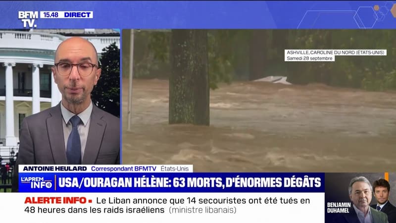 États-Unis: 5 États balayés par l'ouragan Hélène, le bilan provisoire fait état de 63 morts