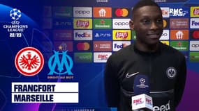 Francfort 2-1 OM : "Compliqué pour nous en deuxième période" concède Kolo Muani