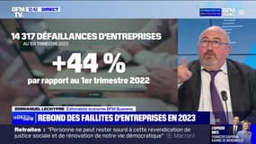 Rebond des faillites d'entreprises au premier trimestre 2023