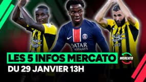 Diaby, Benzema, Zague… les 5 infos mercato du 29 janvier à 13h