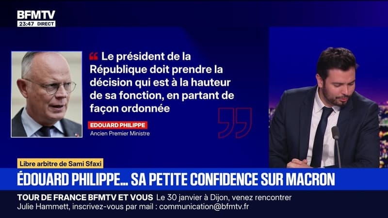 Édouard Philippe... sa petite confidence sur Macron - 28/01