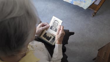 Une patiente atteinte d'Alzheimer en 2011.