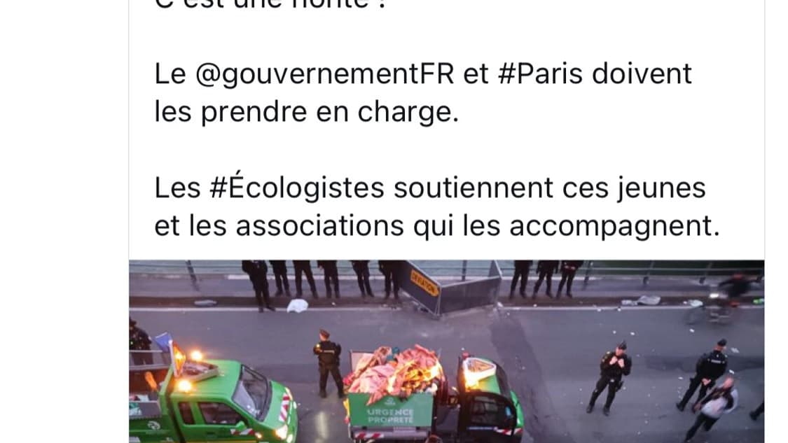 Le tweet, supprimé depuis, a provoqué de vives réactions et des condamnations, à droite et à gauche de l'échiquier politique parisien.