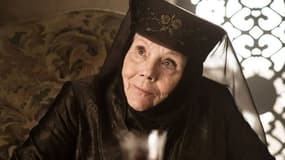 L'actrice Diana Rigg dans la série "Game of Thrones"