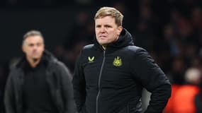 L'entraîneur de Newcastle Eddie Howe face au PSG (illustration)