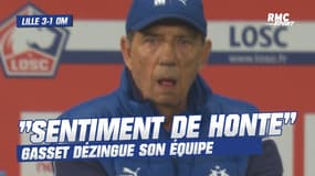 Lille 3-1 OM: "On a été très mauvais", le sentiment de honte de Gasset (qui ne rêve plus en L1)