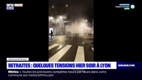 Réforme des retraites: quelques tensions avec les forces de l'ordre à Lyon dimanche soir